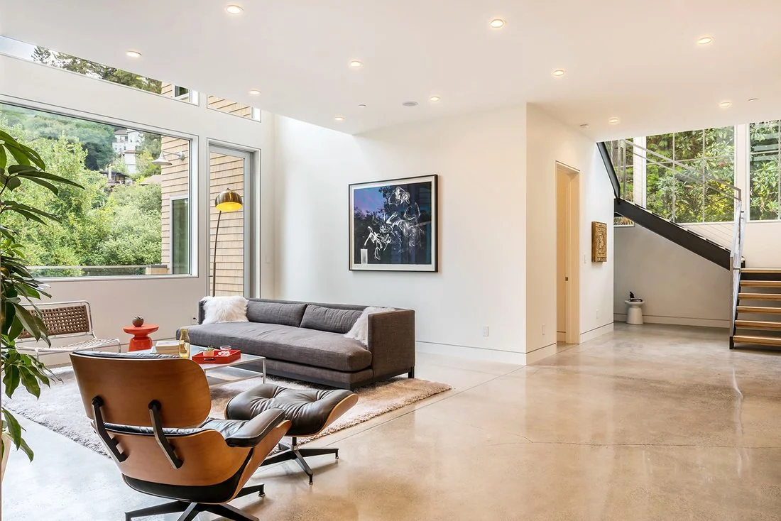 Fox Brother's Construction - 35 Tamalpais Lower-level living room