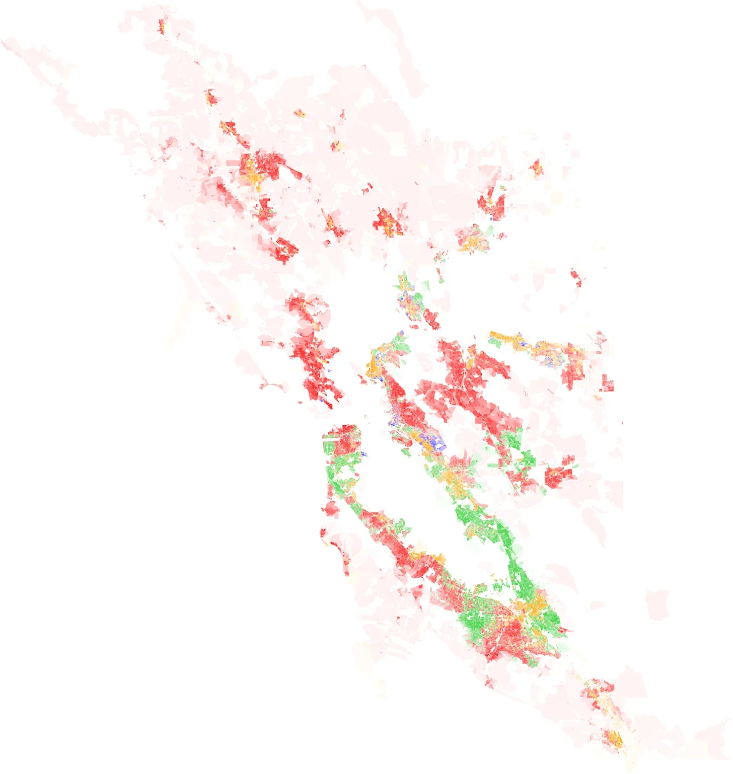 Bay Area racial demographics