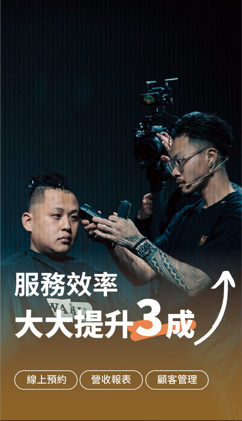 客立樂線上預約與顧客管理應用示意圖，協助理髮店提升營運效率