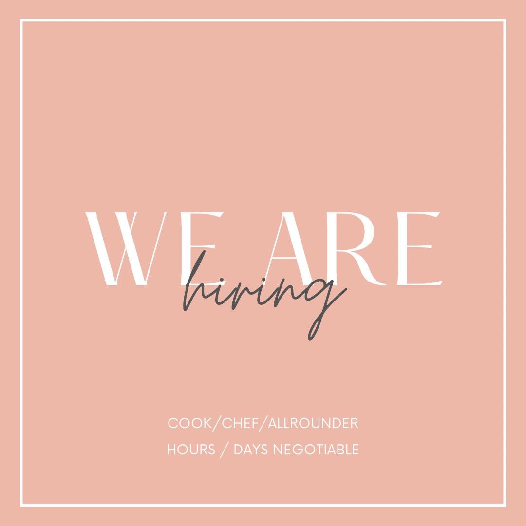 After nearly three years in business and with a growing number of bookings (and a cafe thrown in the mix!) the time has come to add another staff member! Must love great food and be able to work independently. We can build the job and hours around th