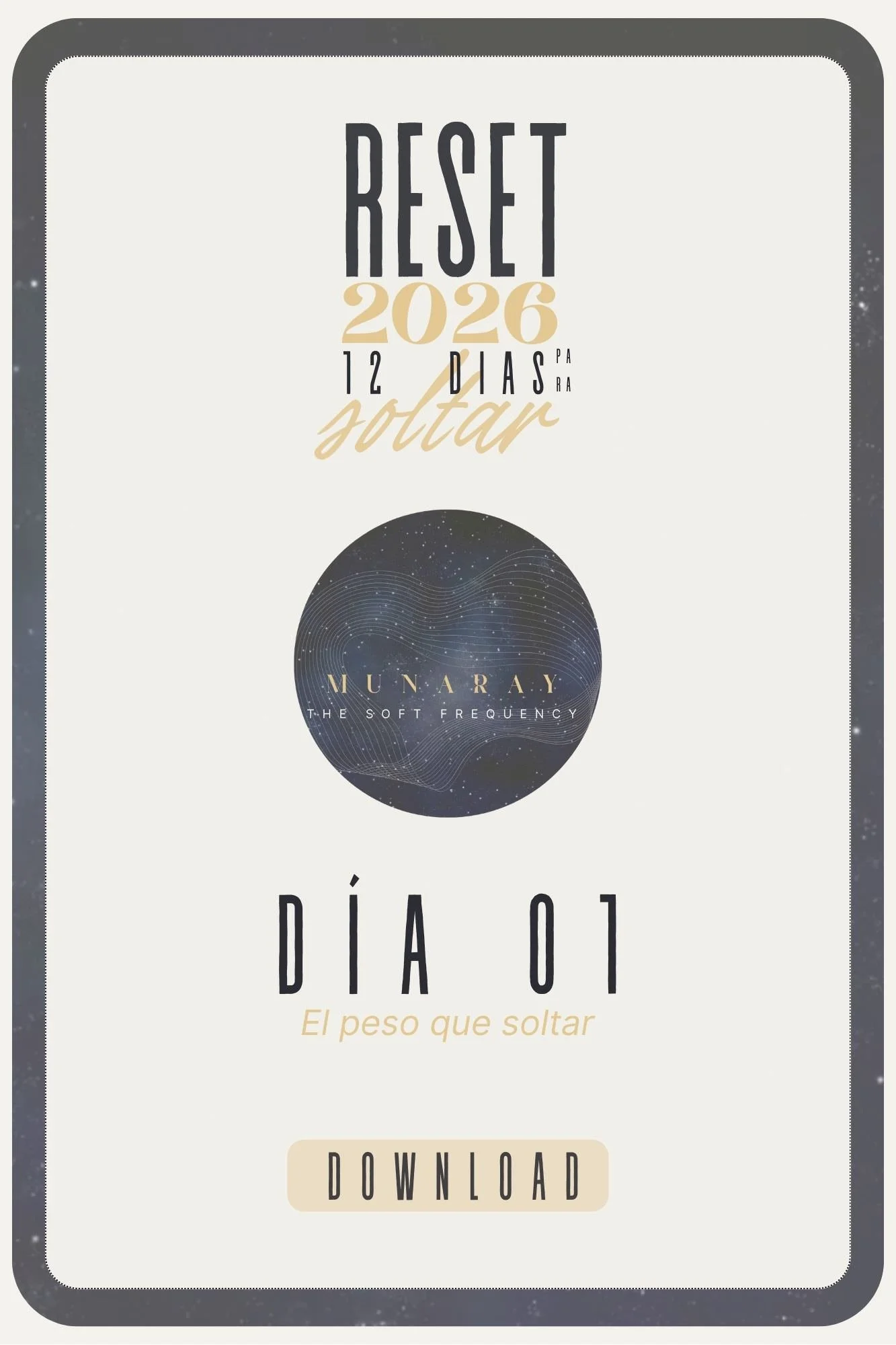 pagina de diario pra ritual de soltar para el año 2026