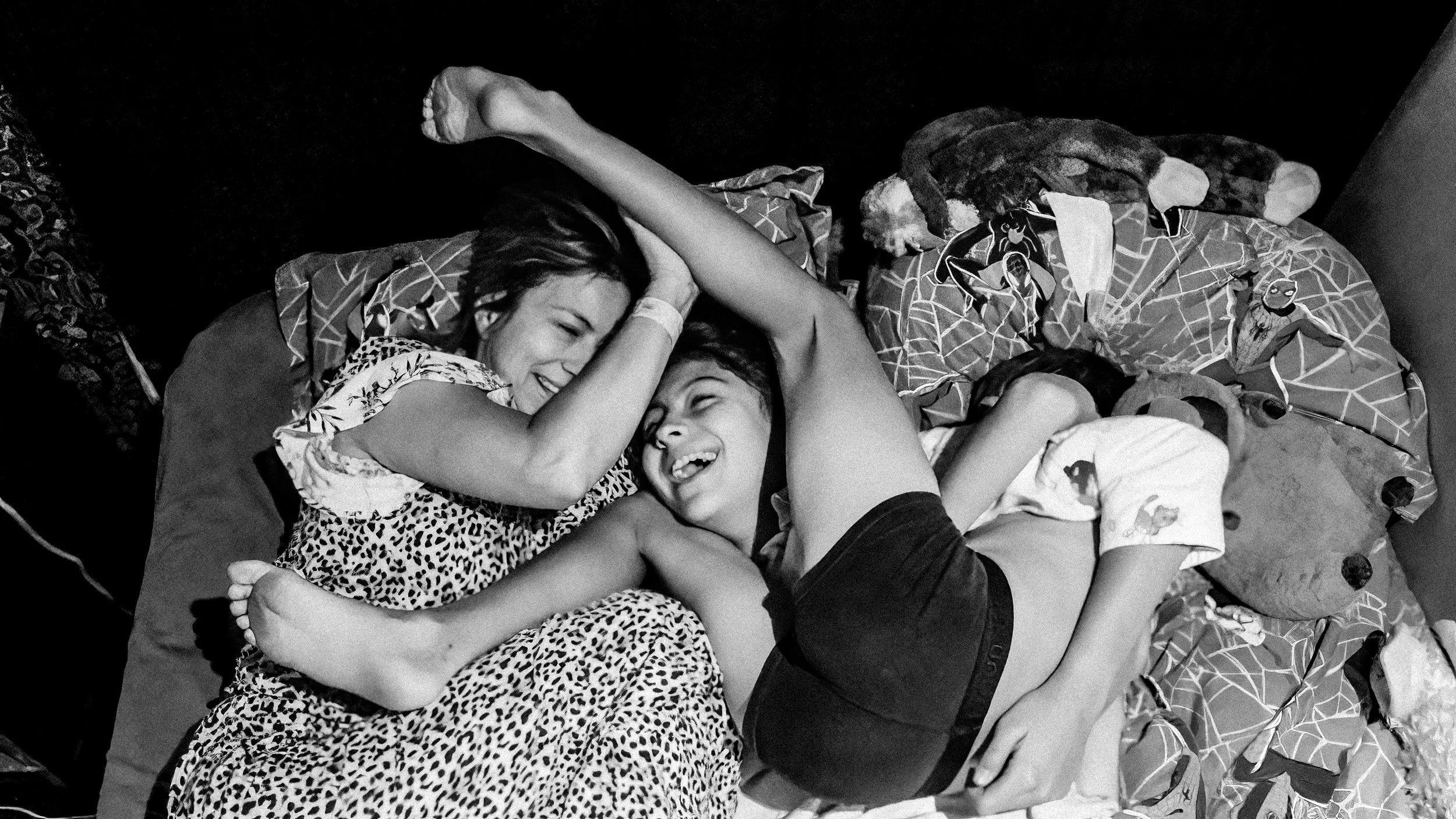 una familia, una casa llena de risas y lo que un día querrán volver a sentir