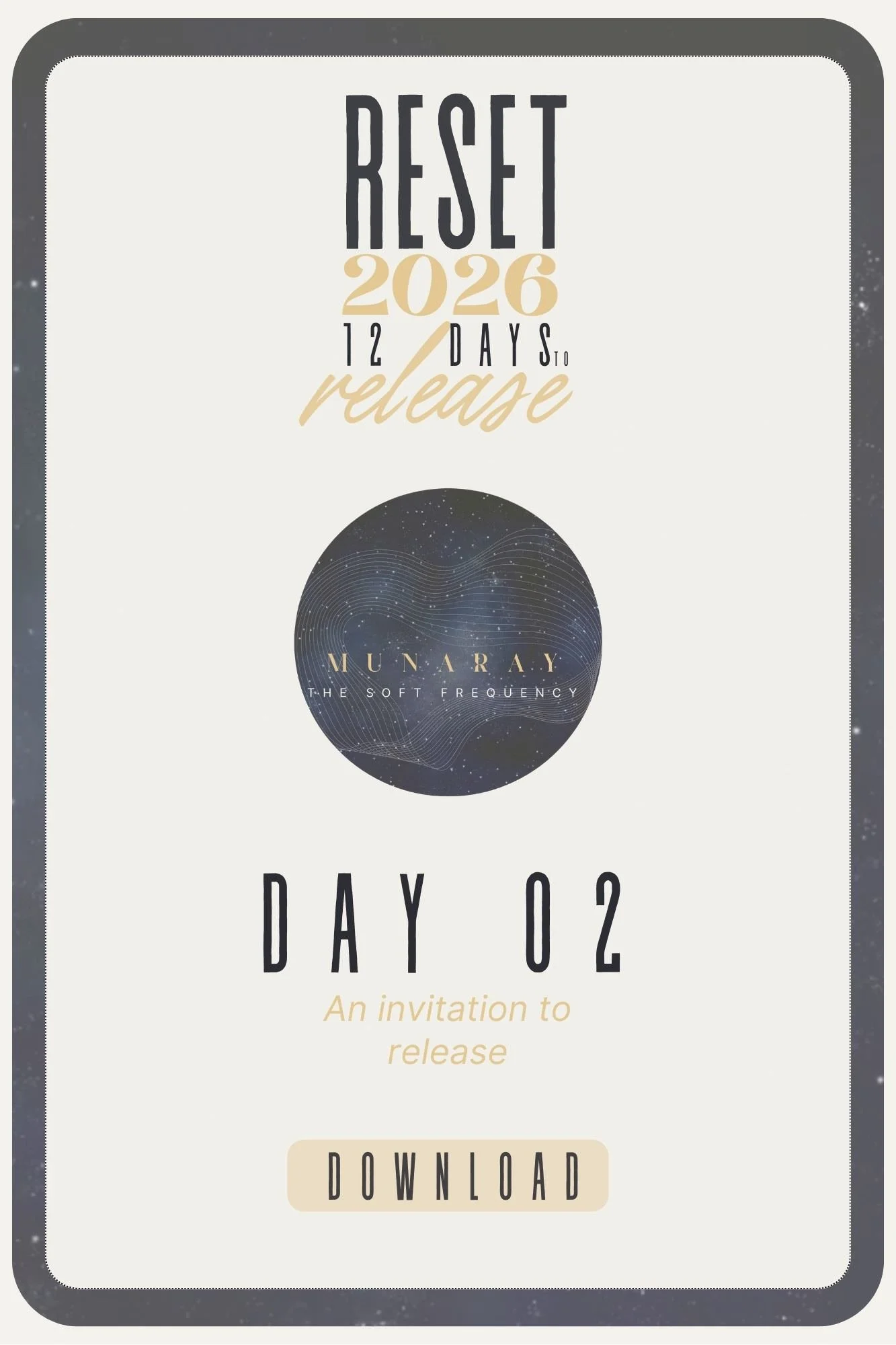 a ritual journal and meditation to release 2025 and get ready to 2026