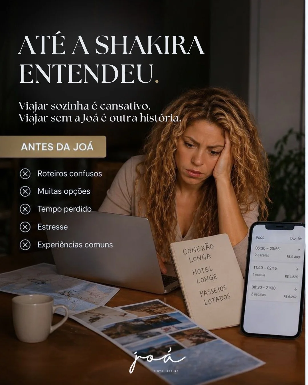 O Choka Choka veio e substituiu o &ldquo;Waka Waka&rdquo;

A forma descomplicada e pr&aacute;tica de viajar substituiu o roteiro sem p&eacute; nem cabe&ccedil;a e a busca infinita por passagens a&eacute;reas. 

A assessoria personalizada da Jo&aacute