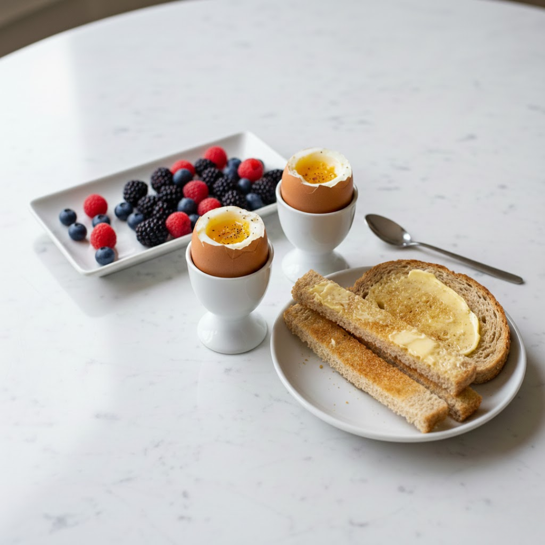 Dippy Eggs + Toast