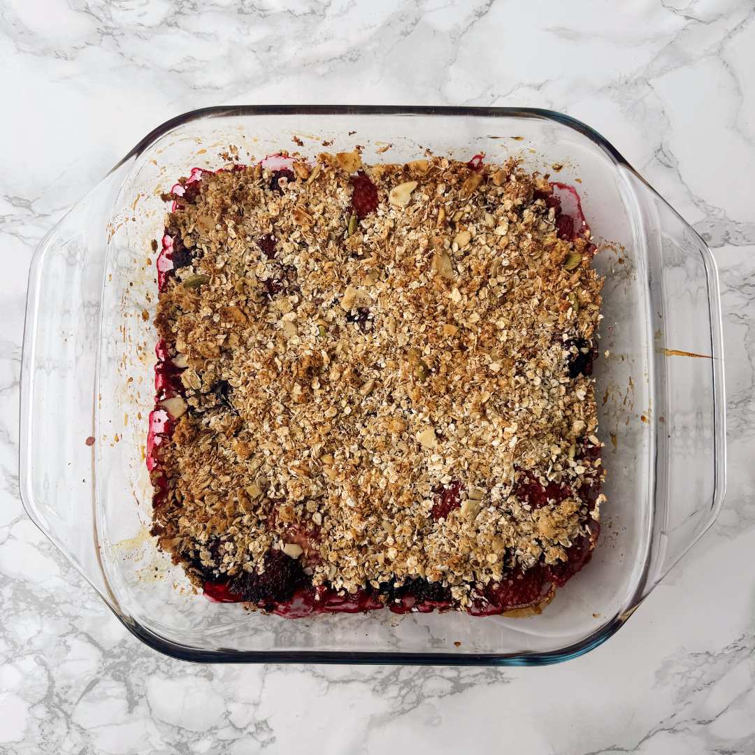 Mixed Berry Crumble
