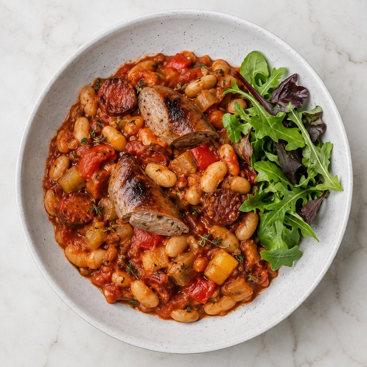 Sausage and Bean Casserole