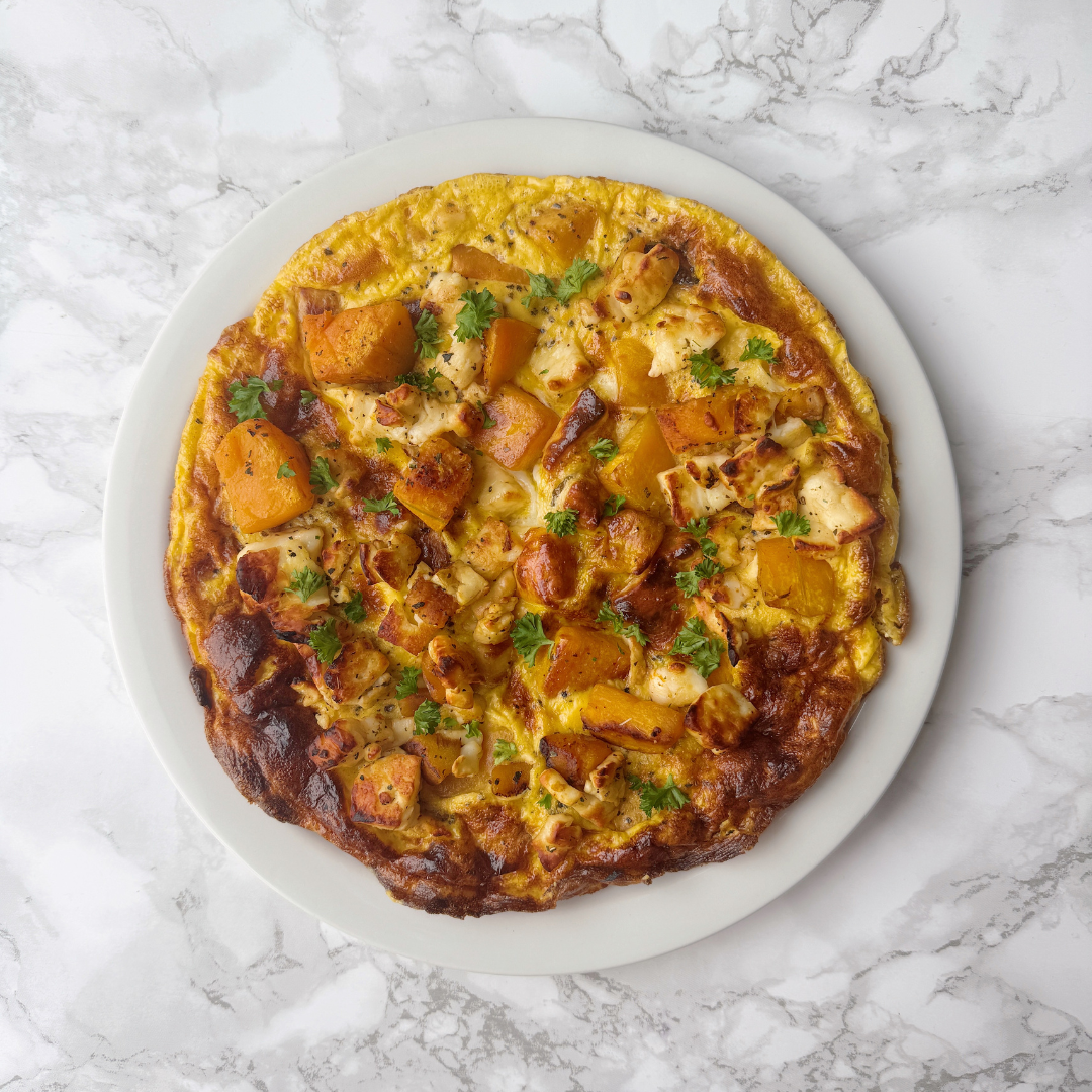 Butternut Squash &amp; Halloumi Omelette (LC) 