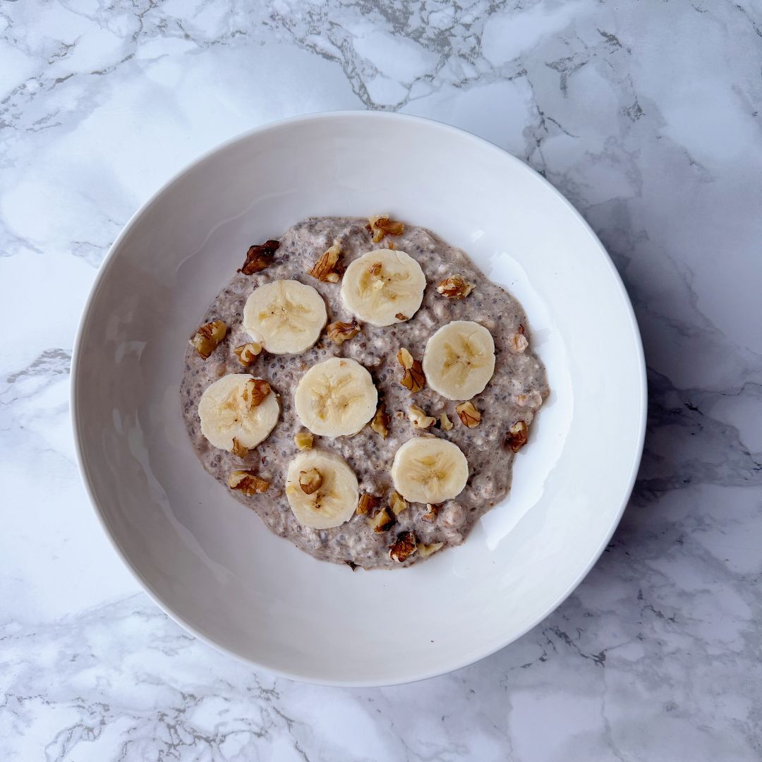 Banana Bread Overnight Oats 