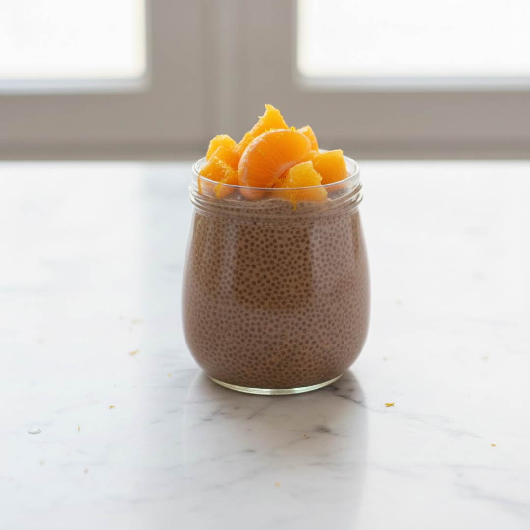 Chocolate &amp; Orange Chia Pudding