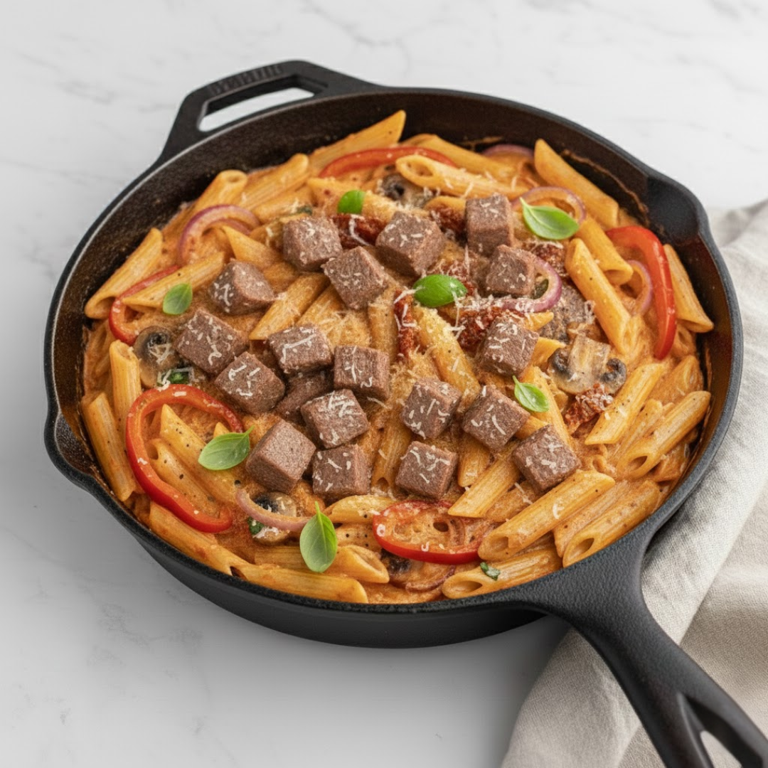One Pan Marry Me Steak Pasta (HC) 