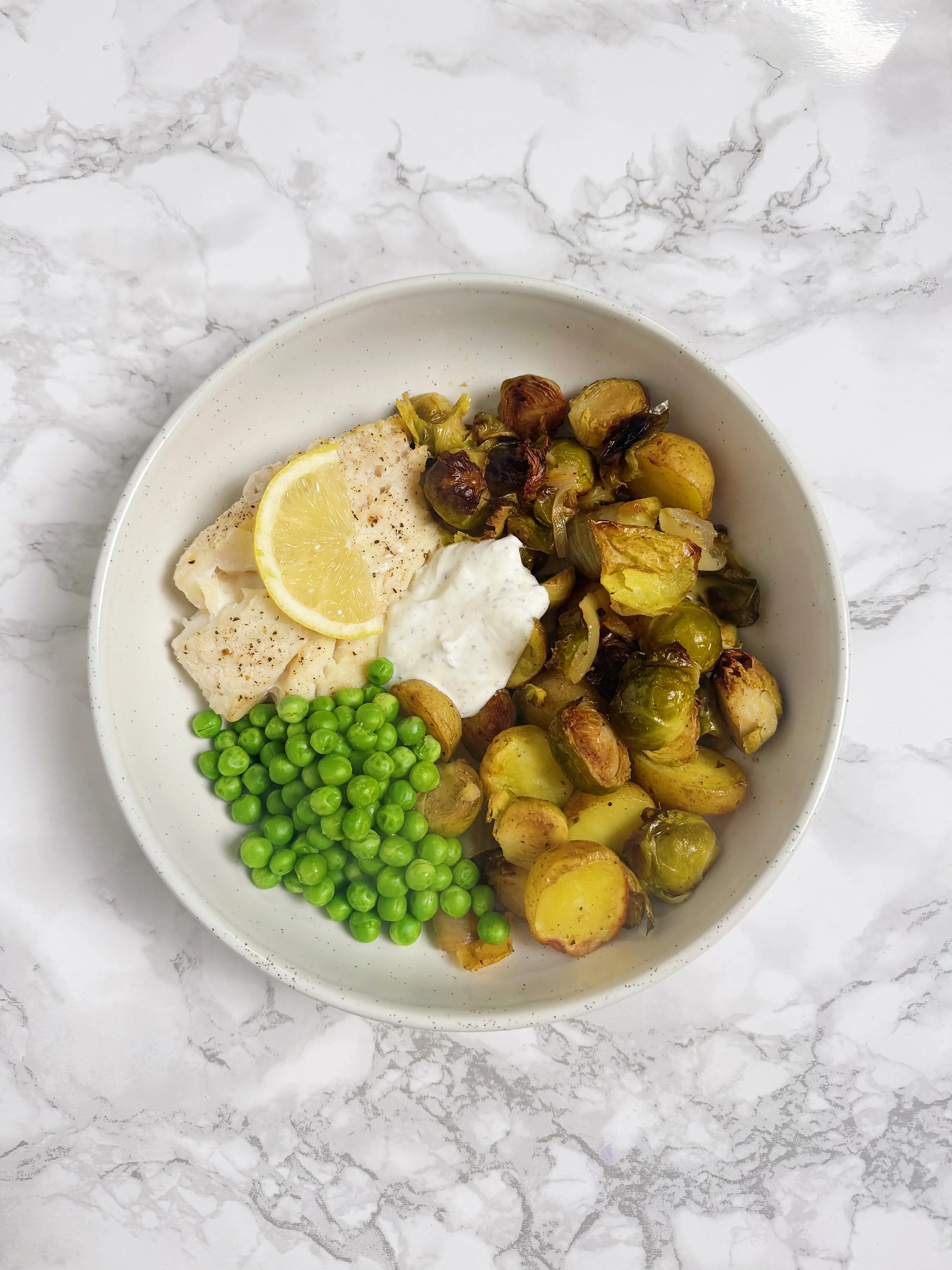 Cod, Baby Potatoes and Veggies (HC)