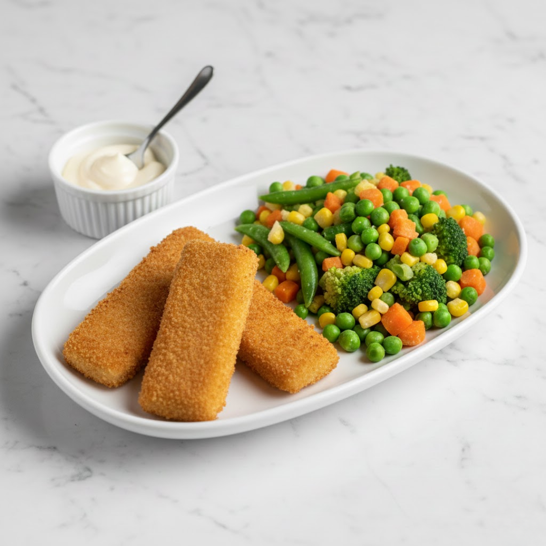 Fish Goujons + Veggies (HC)