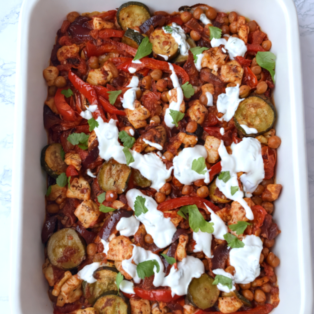 One Tray Harissa Traybake (HC) 