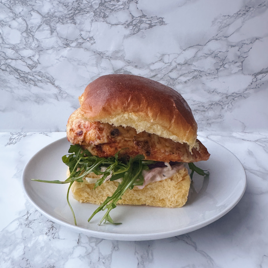 Air Fryer Cajun Chicken Burger (HC) 