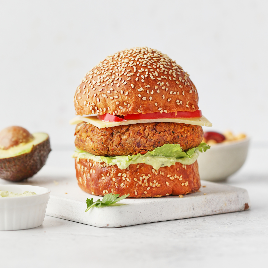Stacked Falafel Burgers (HC) 