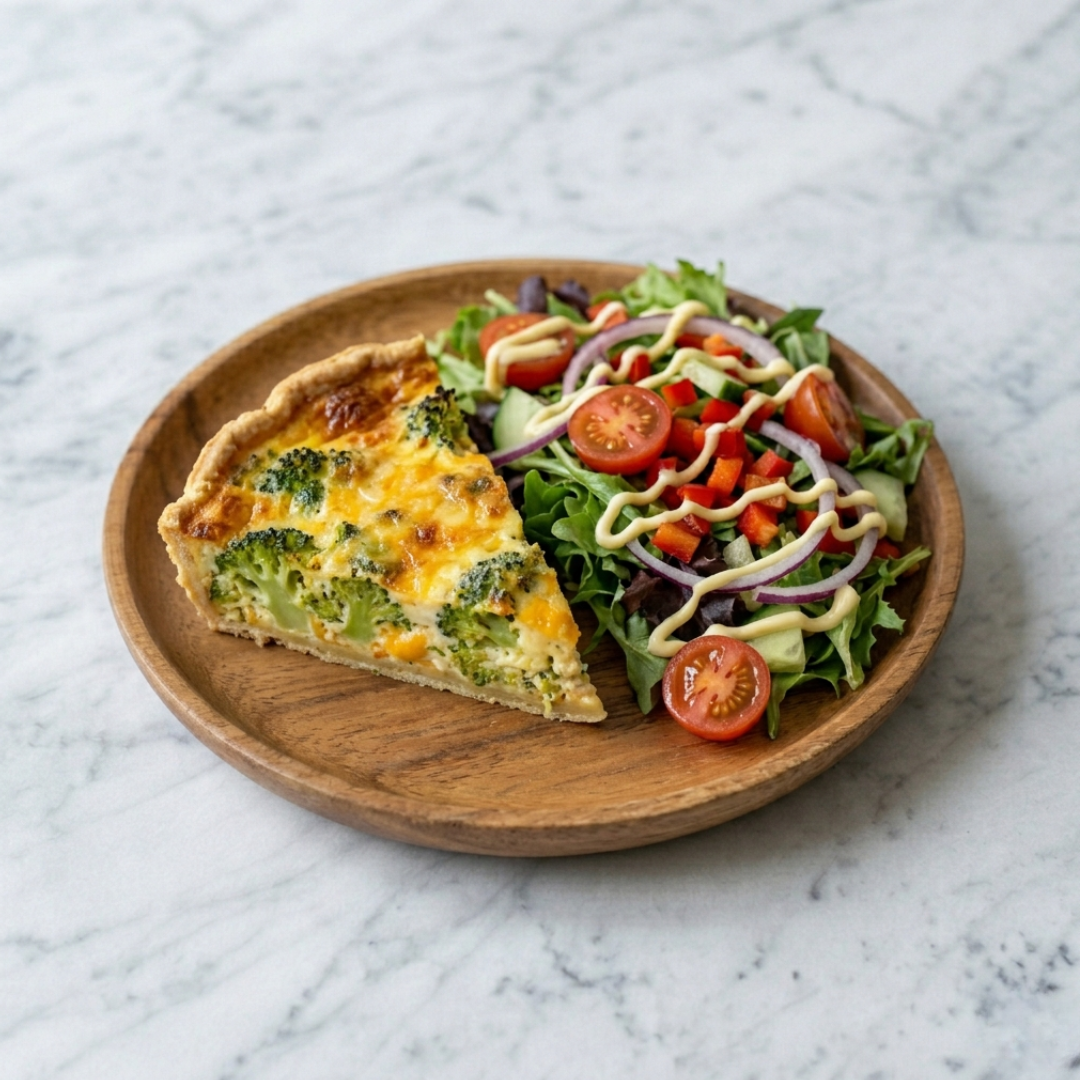 Quiche + Salad (HC)