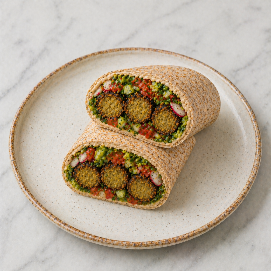 Falafel + Fattoush Wrap (HC)