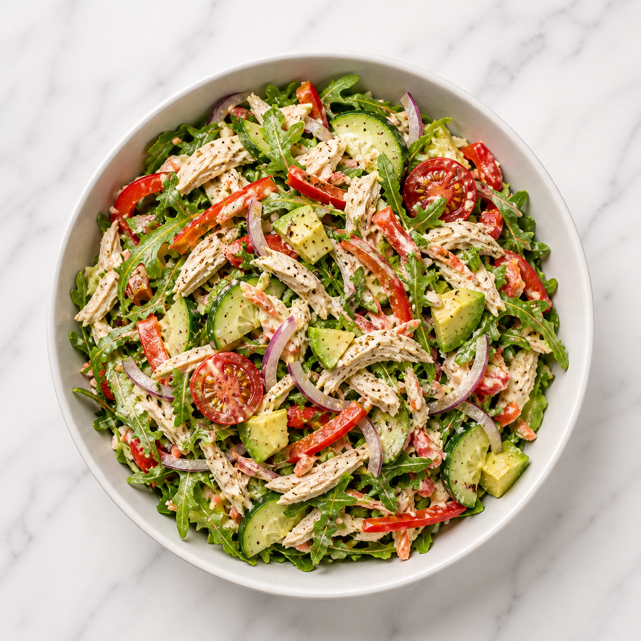 Chicken + Coleslaw Salad (LC)