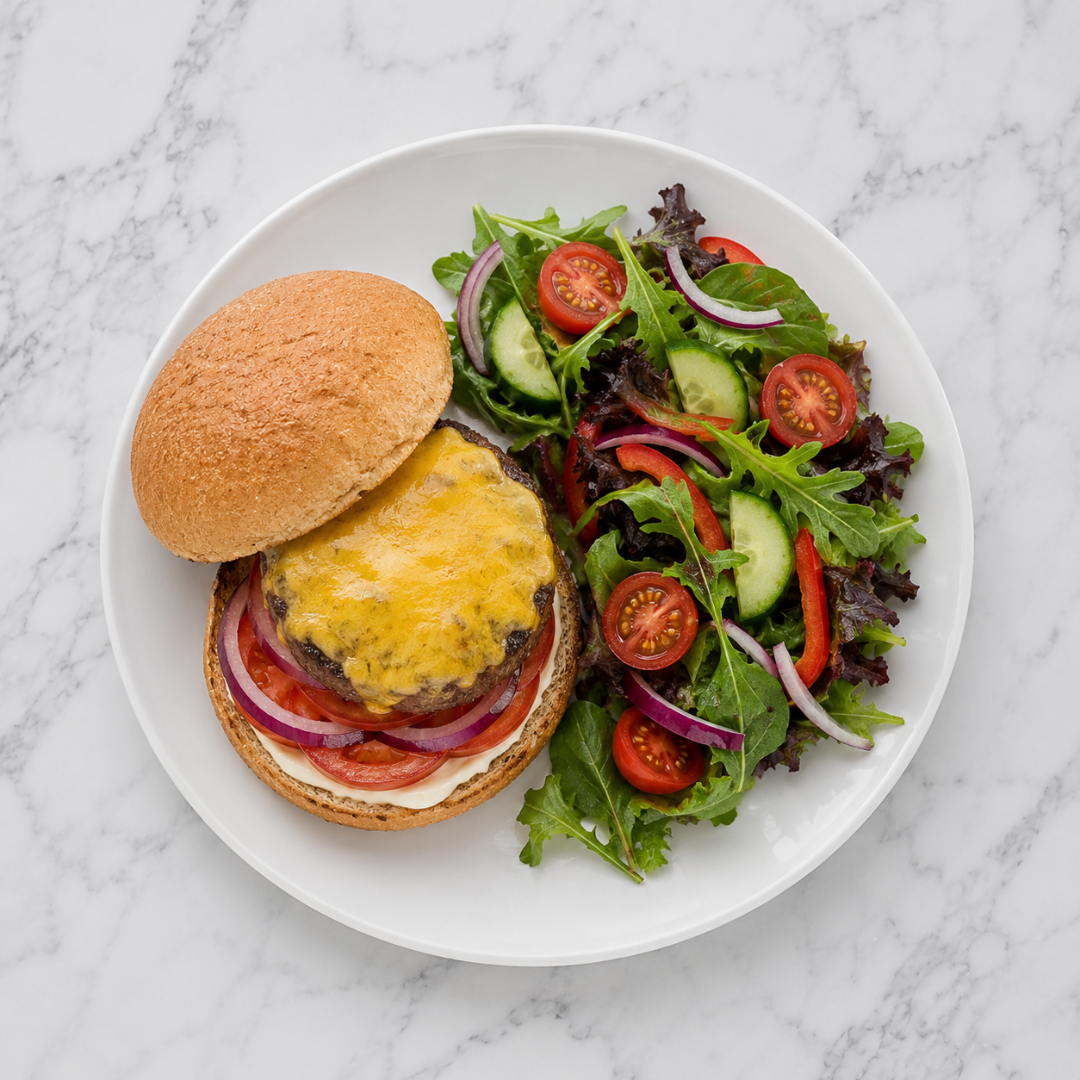 Burger + Salad (HC)