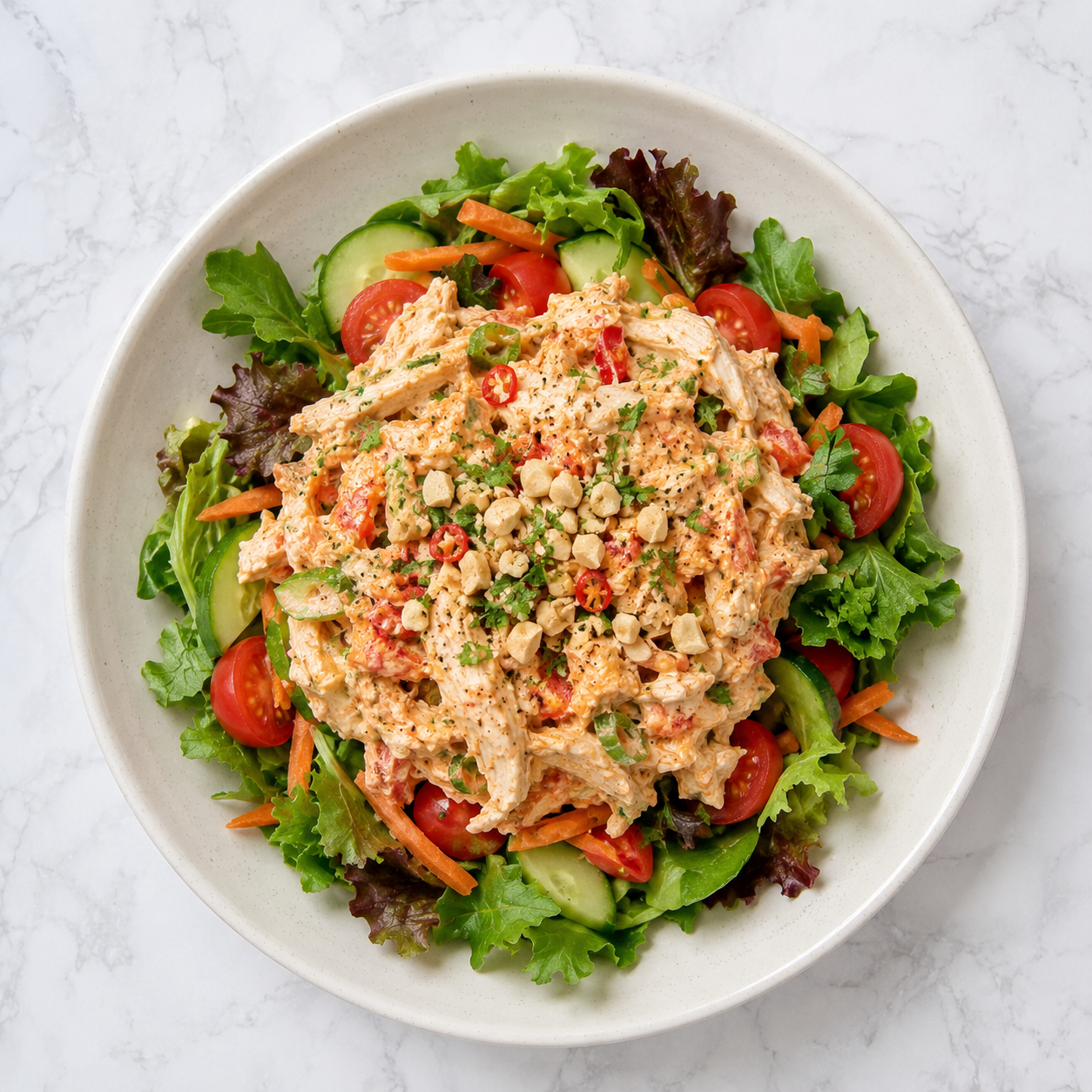 Sweet Chilli Chicken Salad (LC)