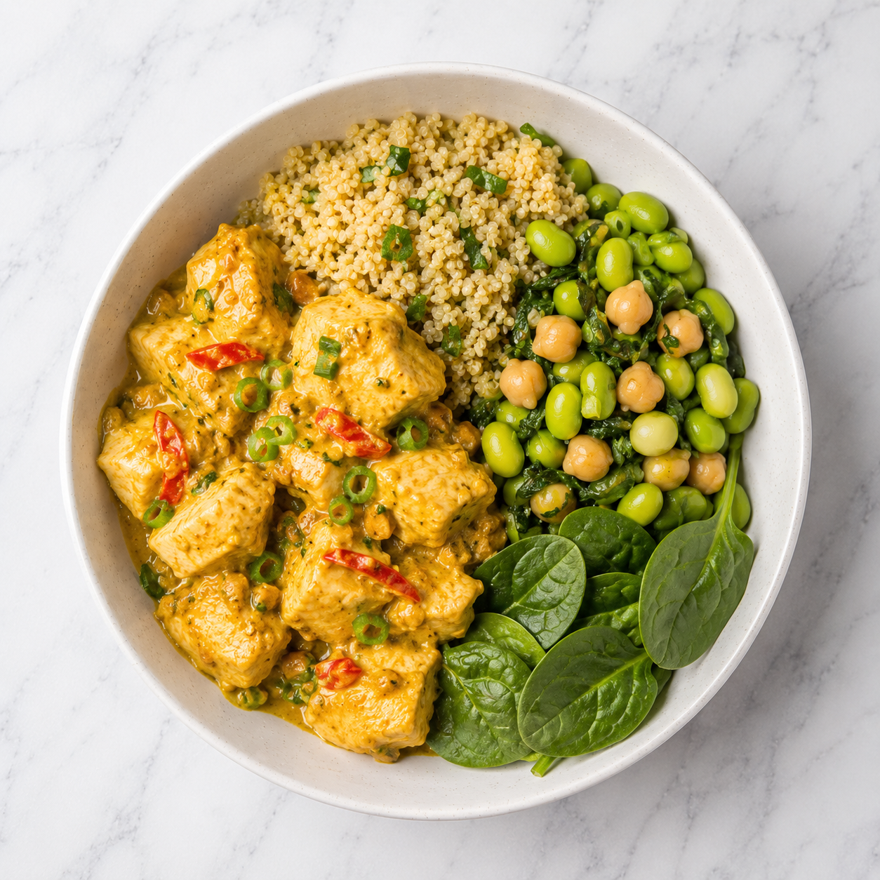 Satay Style Ready Meal + Veggies (HC)
