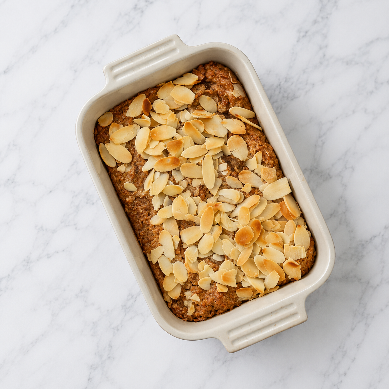 Almond Croissant Baked Oats