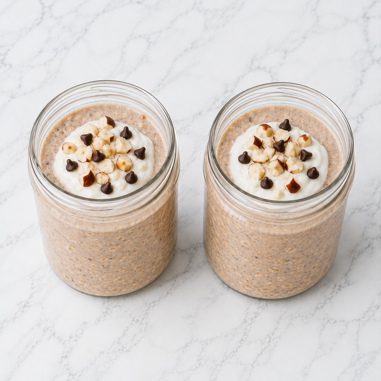 Hazelnut Mocha Overnight Oats