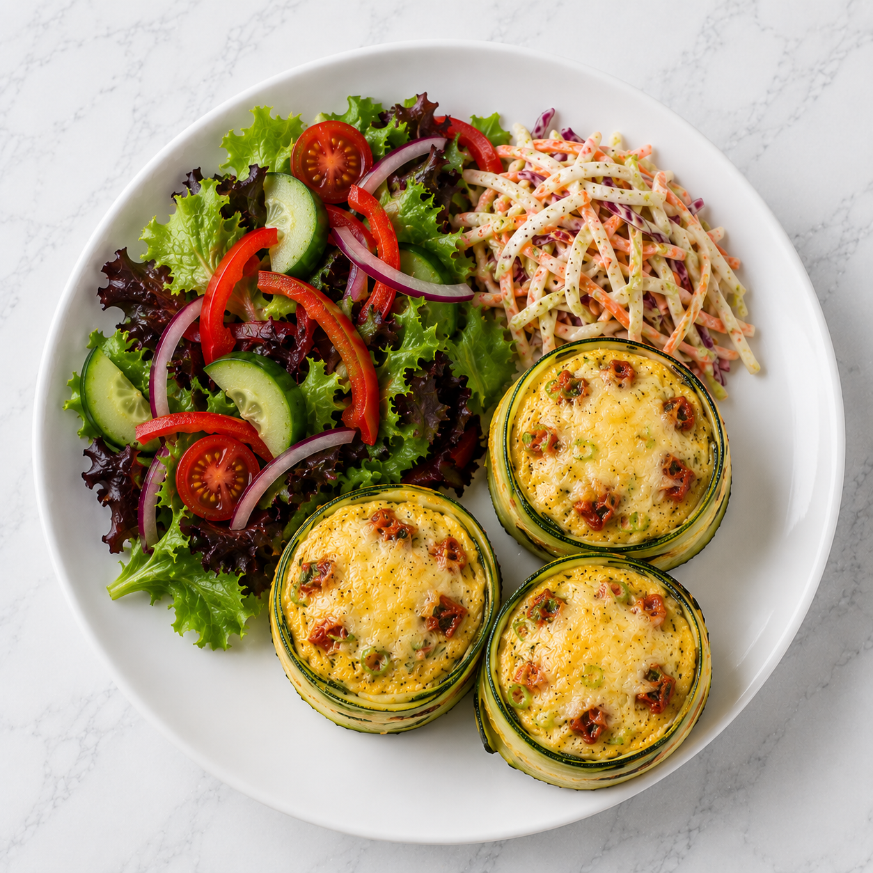 Courgette-Wrapped Egg Cups (LC)