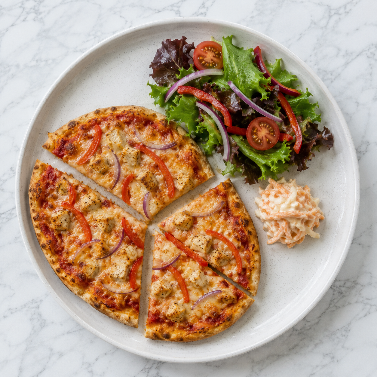 Chicken BBQ Flatbread Pizza (HC)