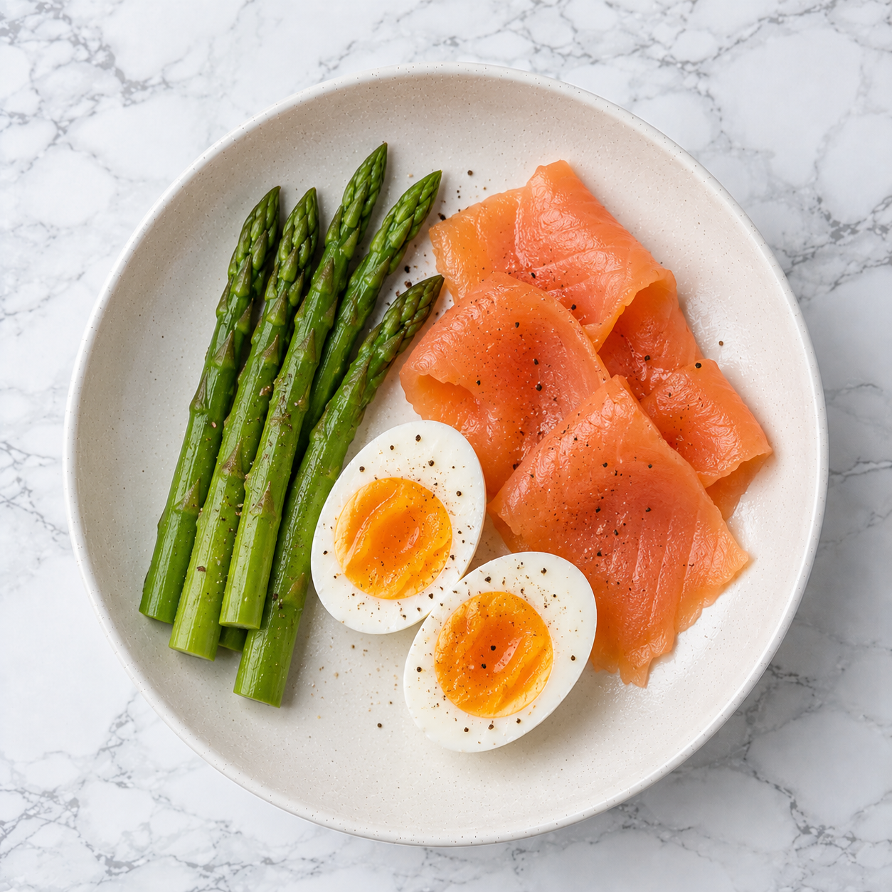 Egg &amp; Smoked Salmon Plate