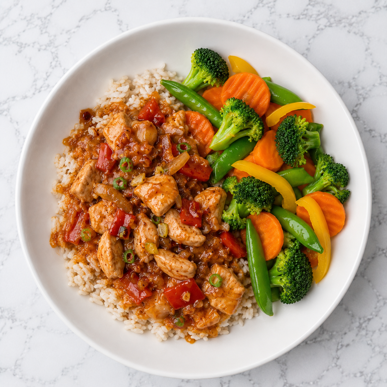 Rice-Based Ready Meal + Veggies (HC)
