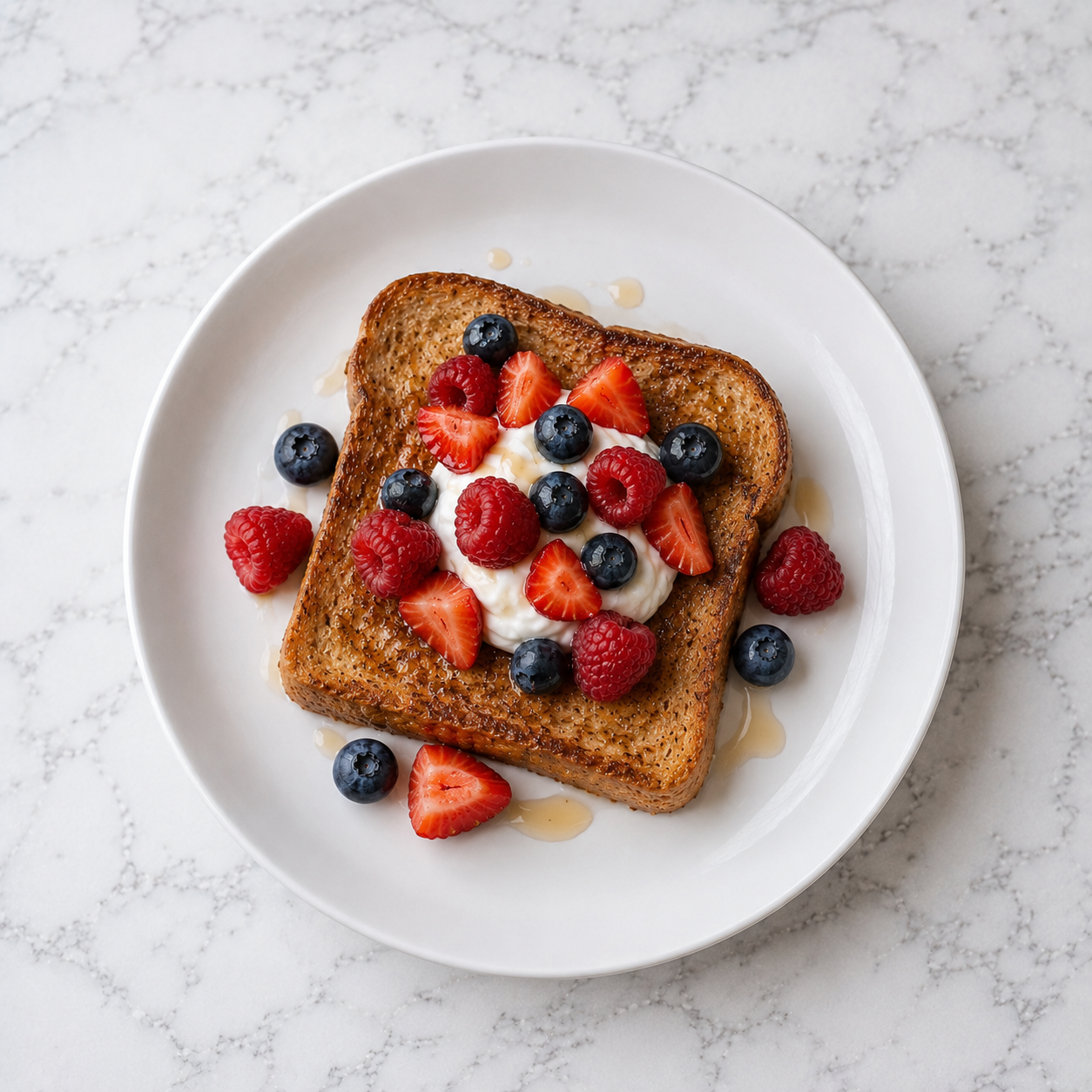 French Toast + Berries