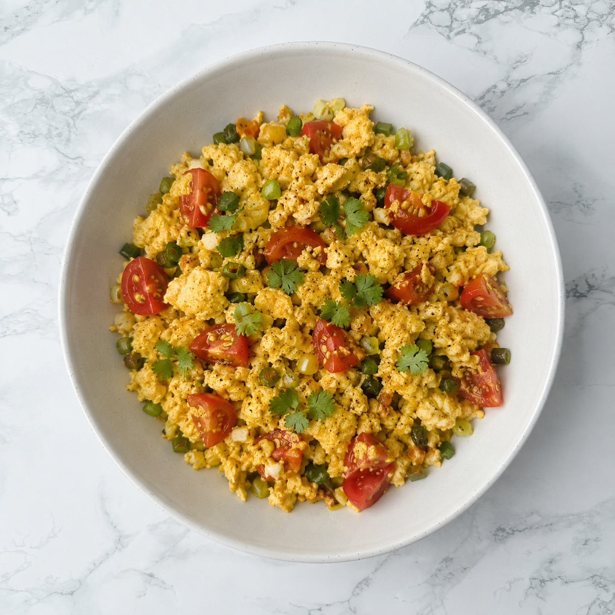 Masala Scrambled Eggs