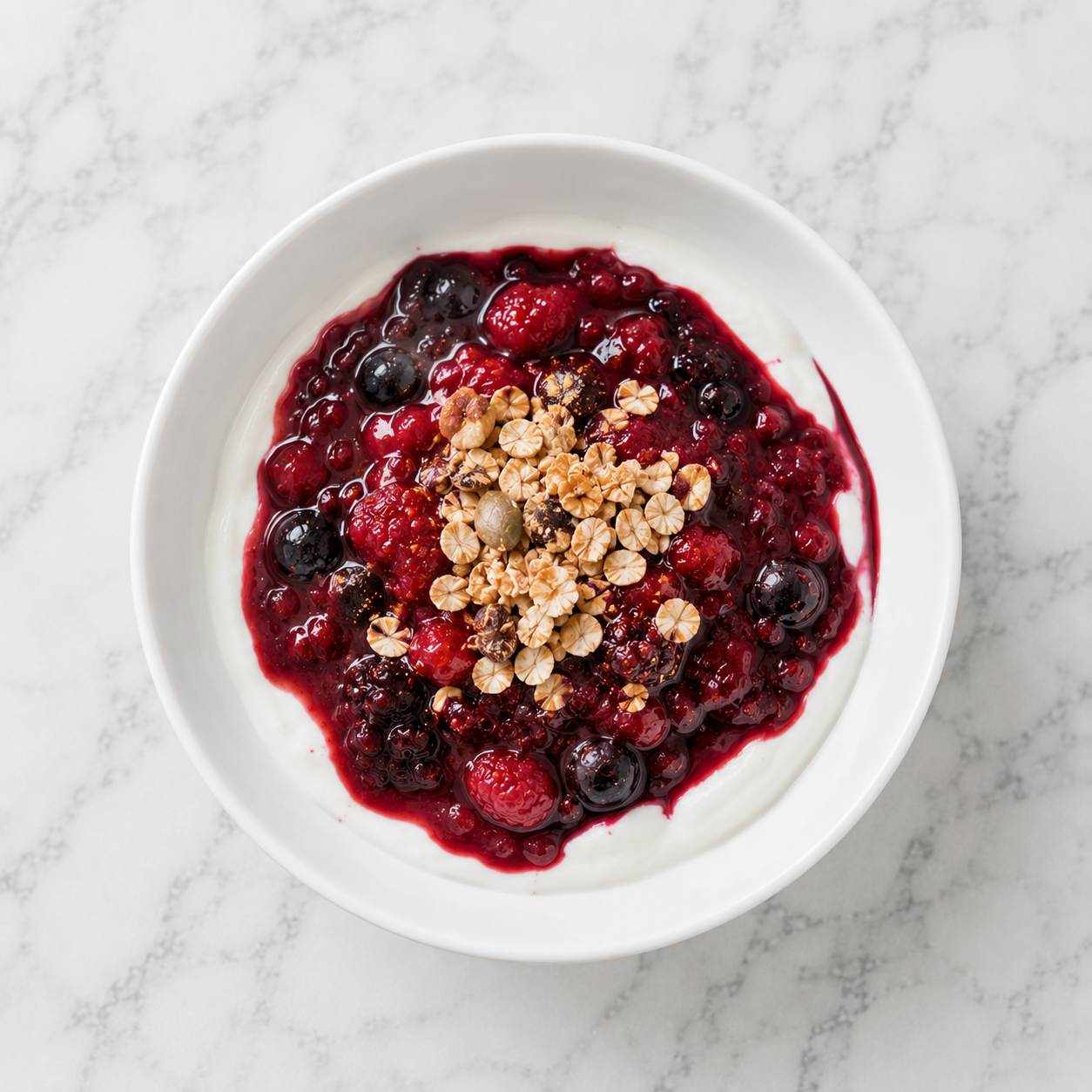 Festive Berry Yoghurt Bowl