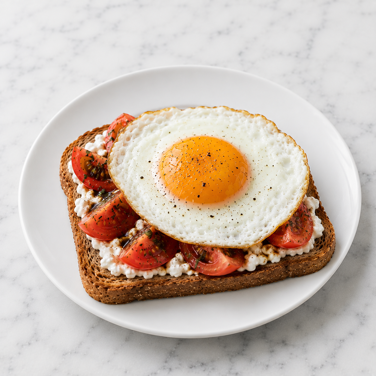 Bruschetta Inspired Toast