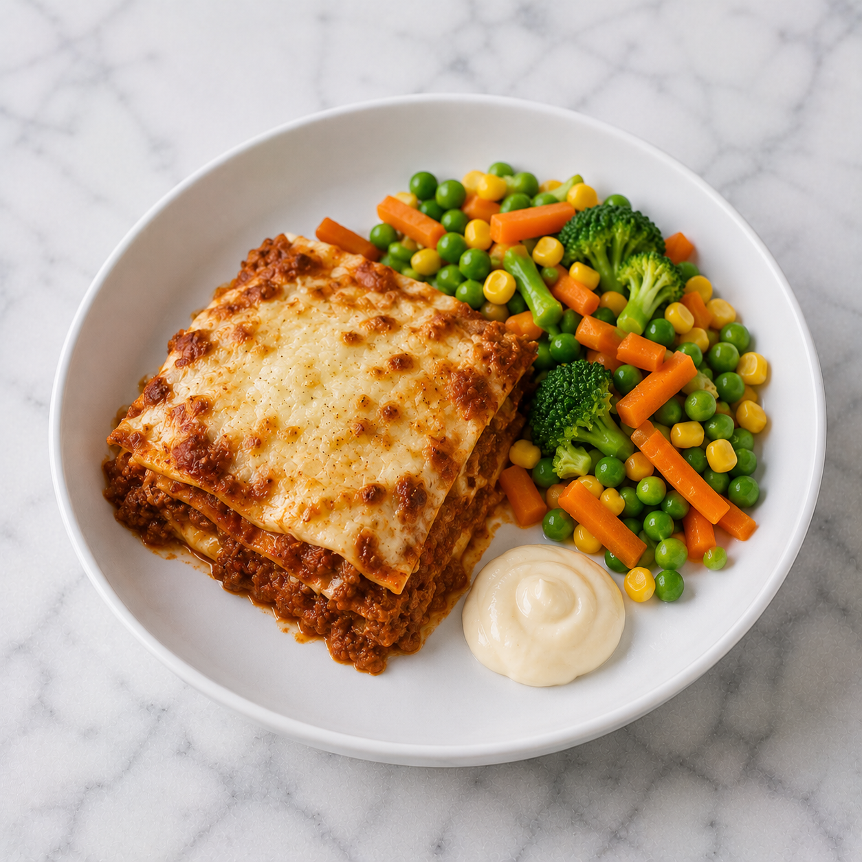 Lasagne + Veggies (HC) 