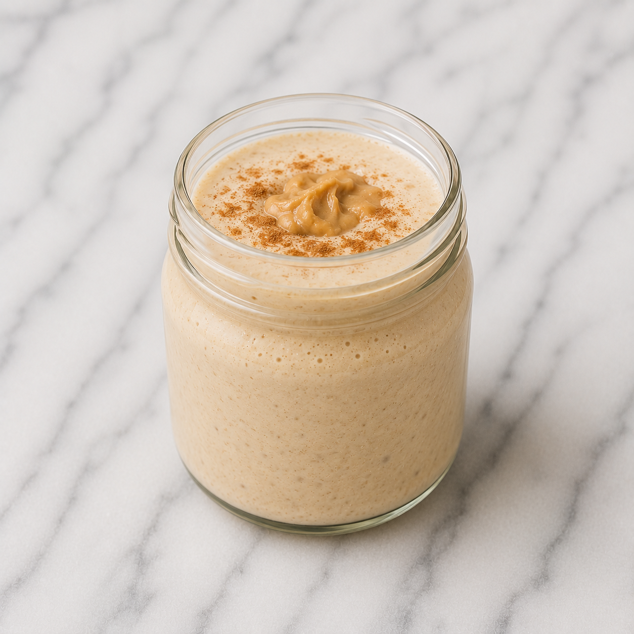 Cinnamon Peanut Butter + Banana Smoothie