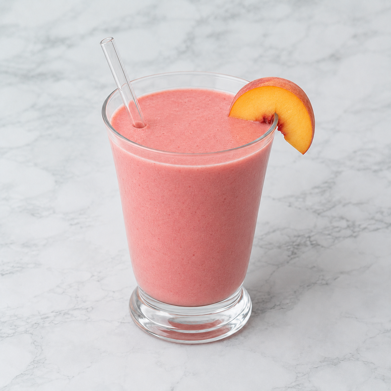 Peach and Raspberry Smoothie