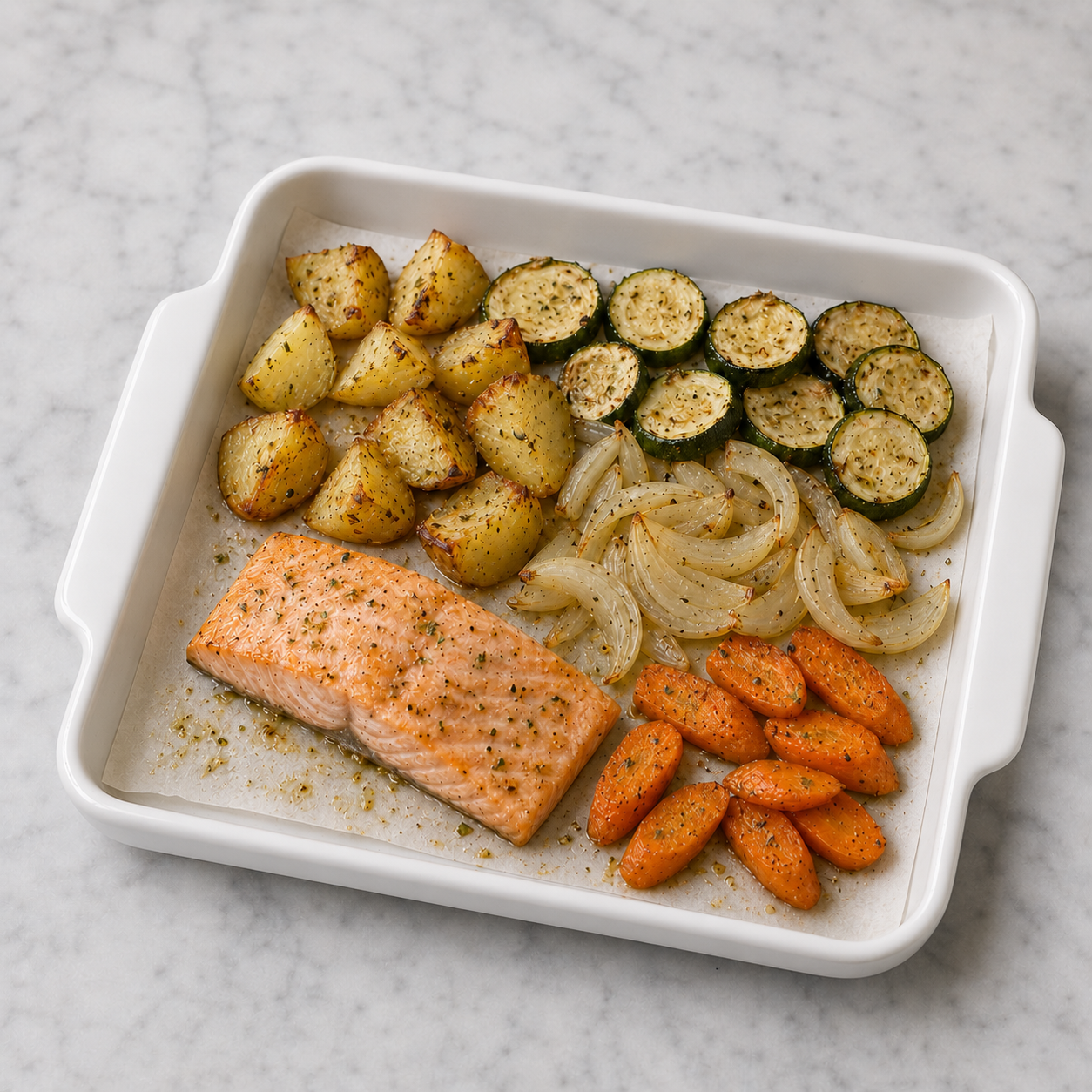 Roasted Salmon Traybake (HC)