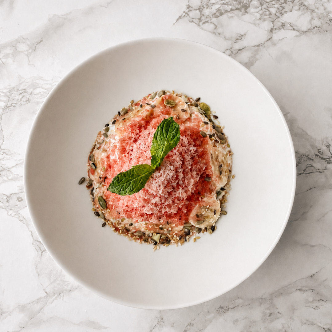 Frozen Watermelon Yoghurt Bowl