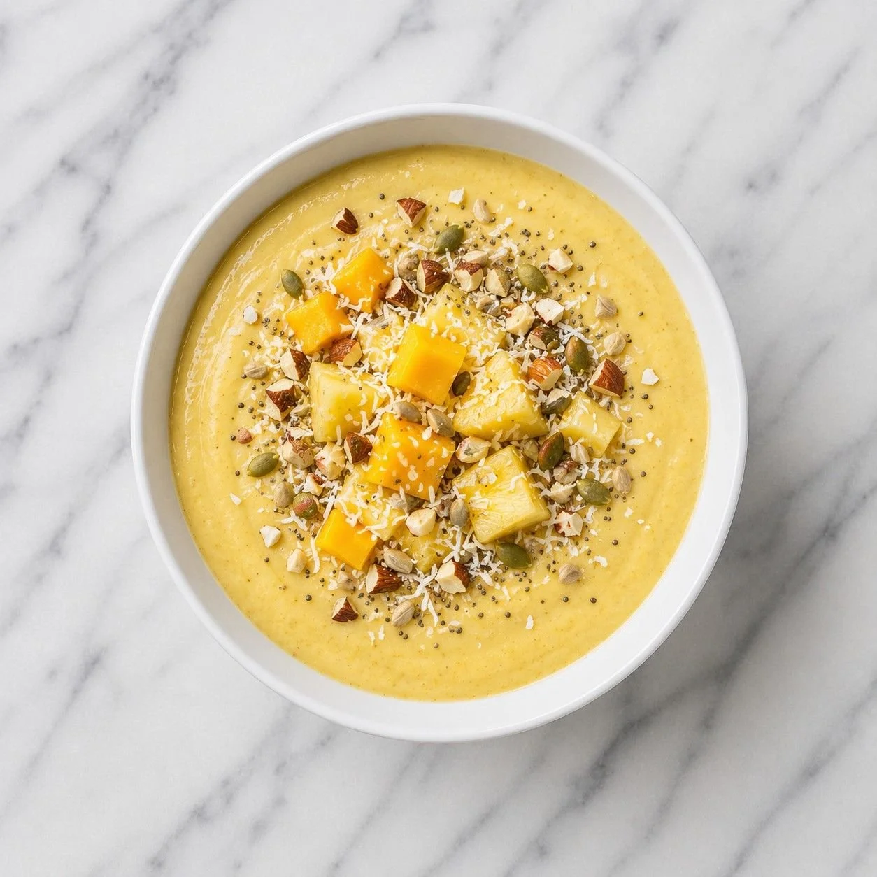 Mango &amp; Pineapple Smoothie Bowl