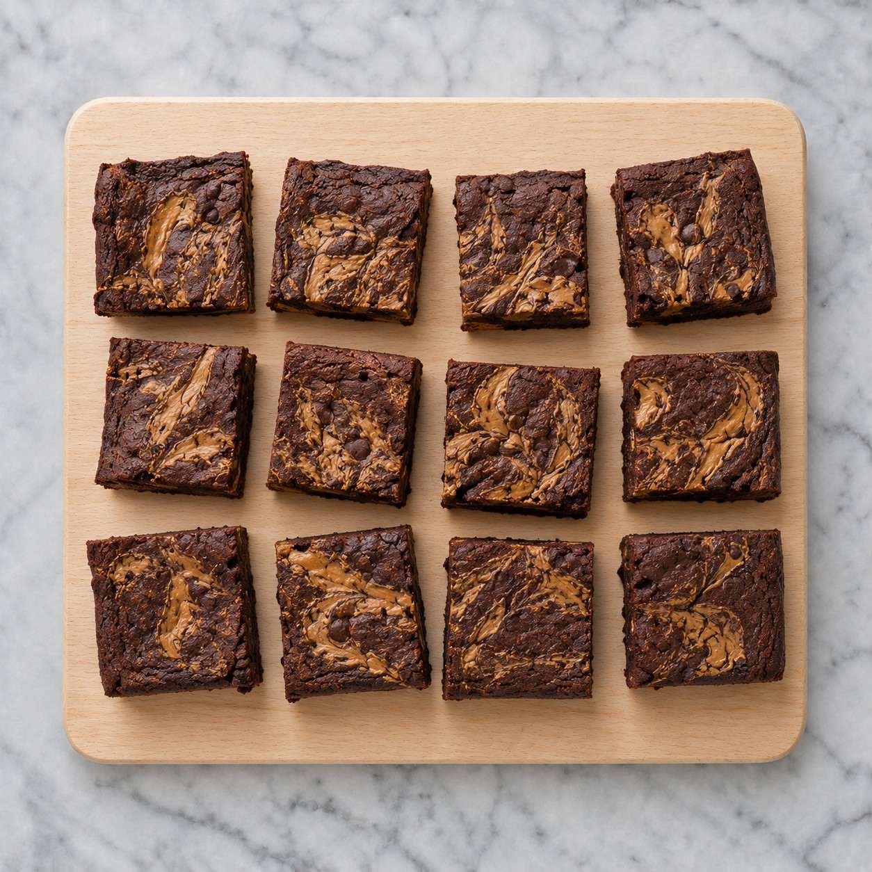Flourless Peanut Butter Brownies