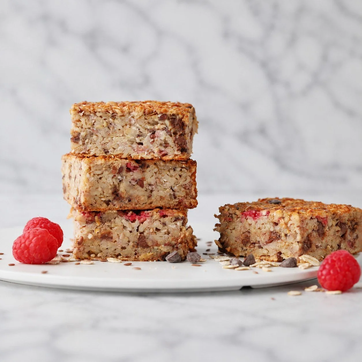Coconut and Raspberry Squares