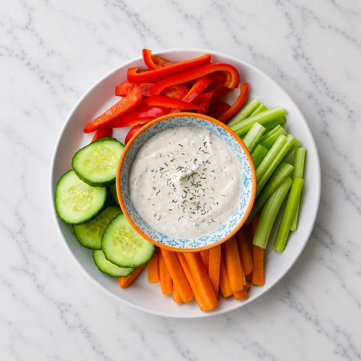 Ranch Dip with Veggie Sticks