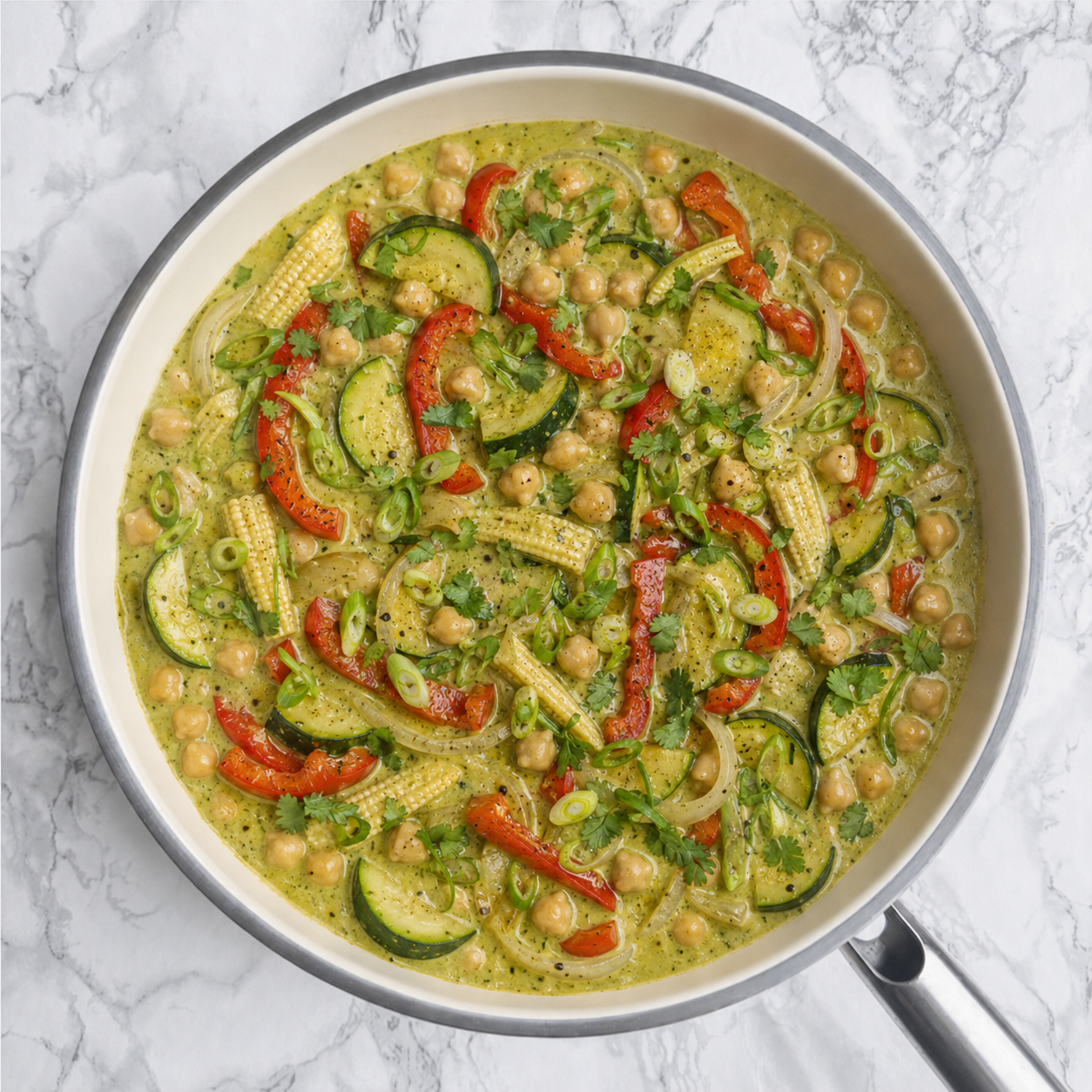 Thai Green Chickpea Curry (HC) 