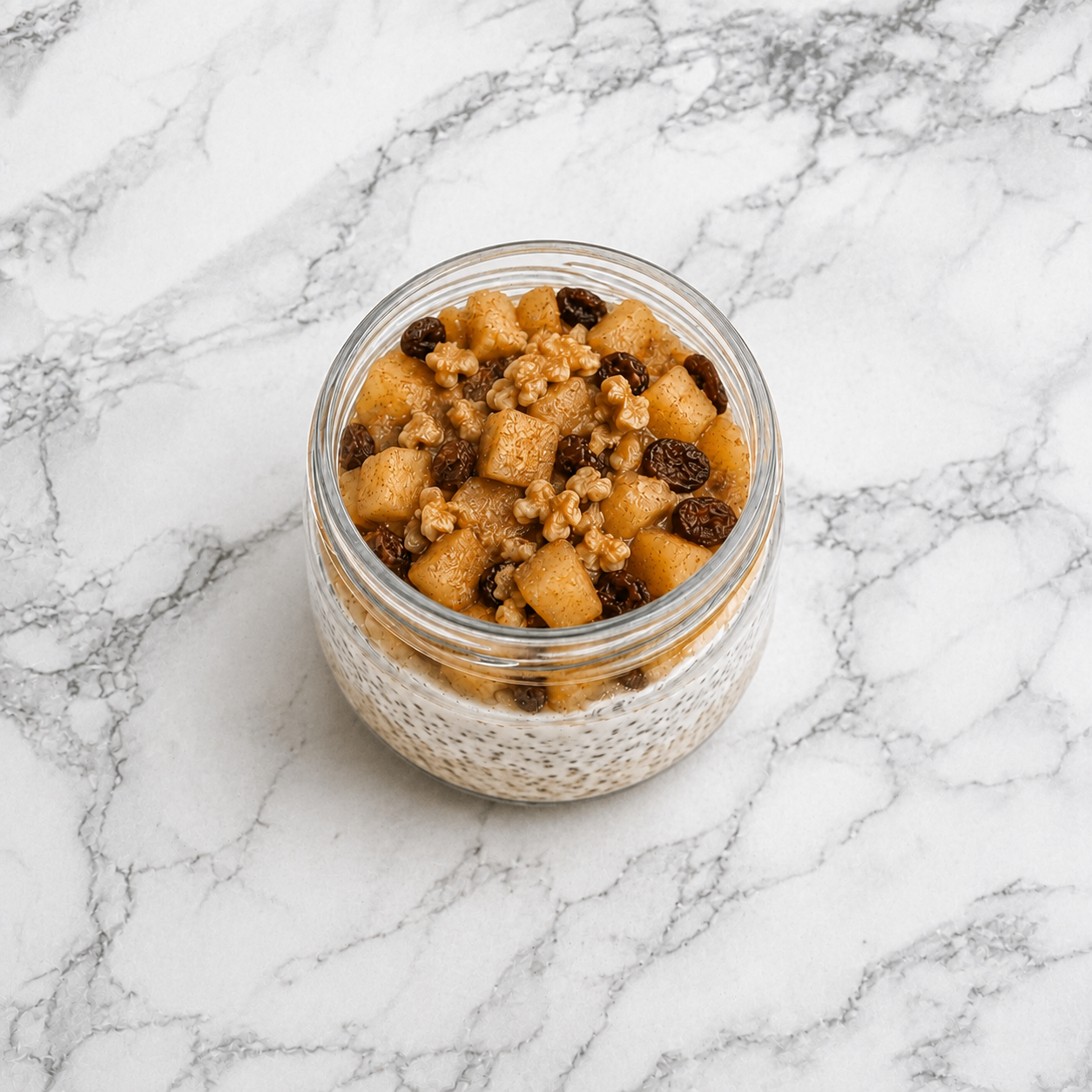 Apple Crumble Pudding 