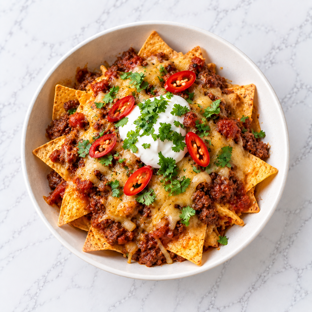 Chilli Beef Nachos (HC)