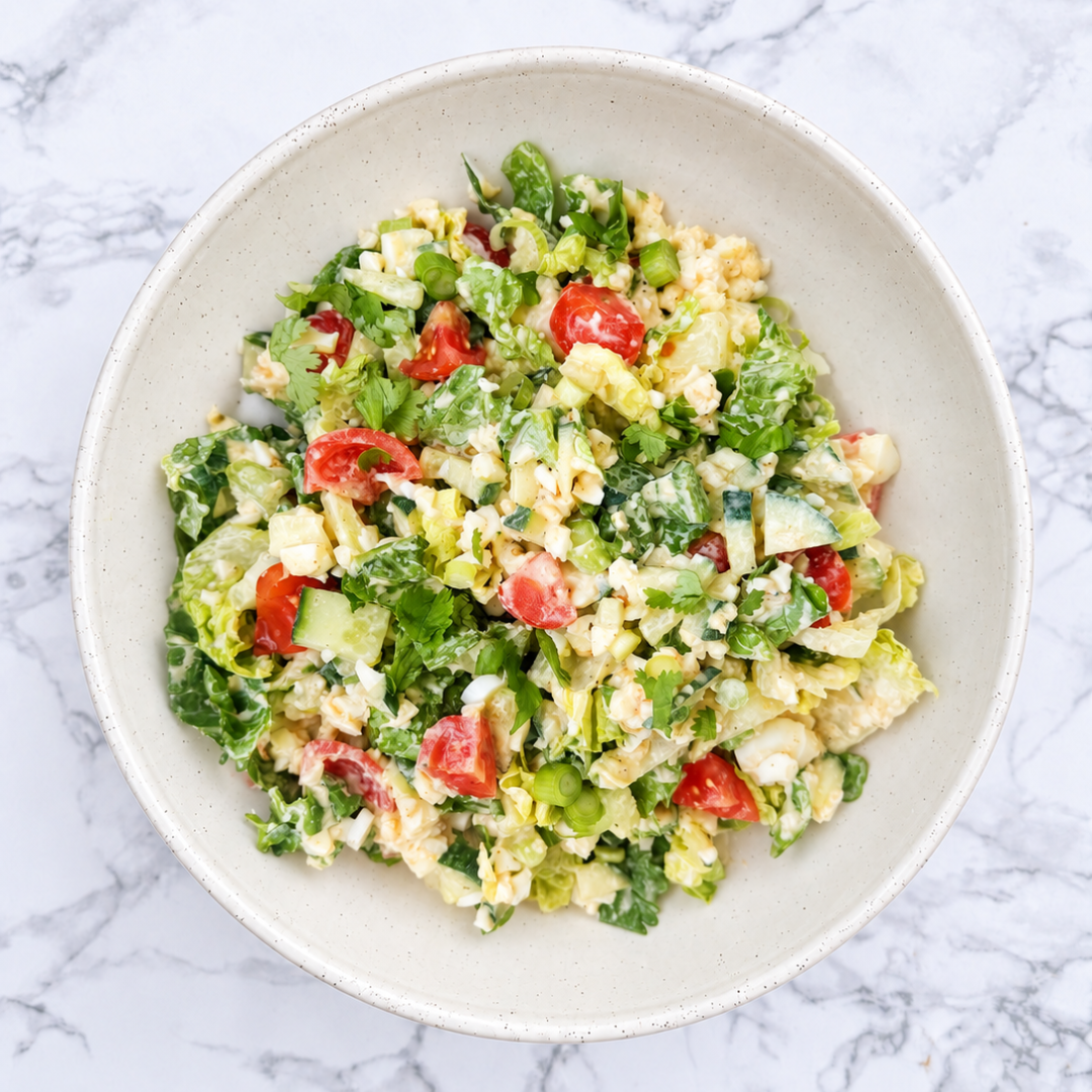 Coronation Egg Chopped Salad (LC)