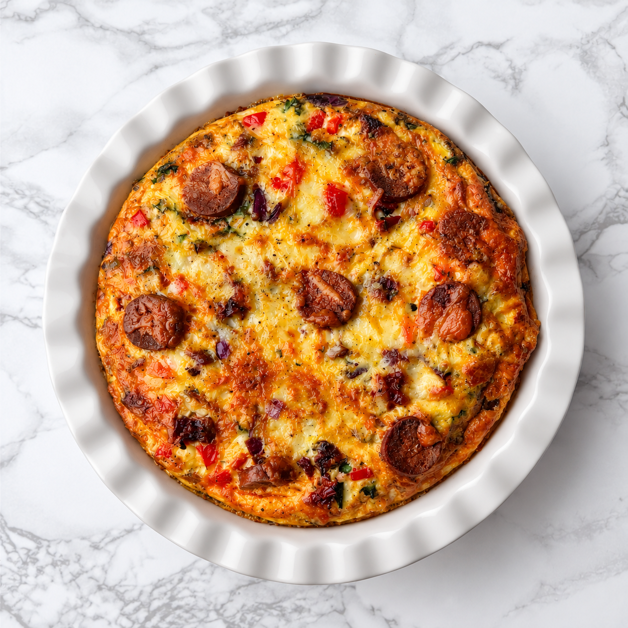 Protein Packed Chorizo Frittata (LC) 